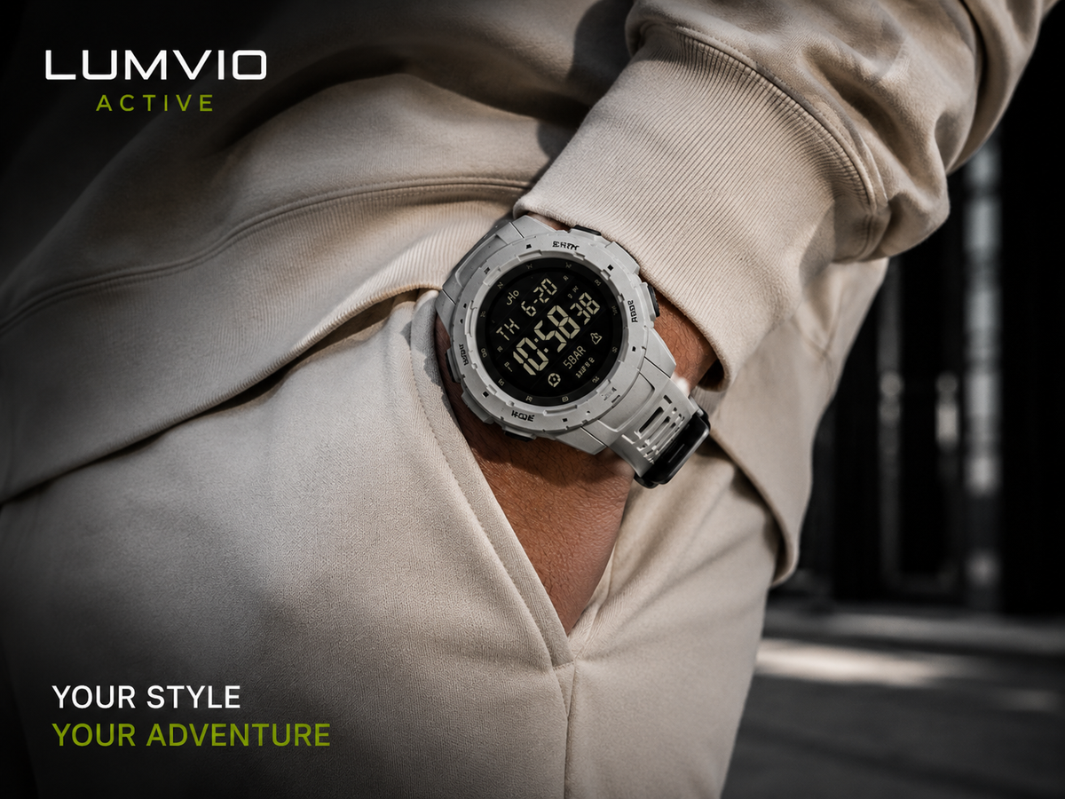 שעון יד מעוצב בסגנון מודרני – Lumvio Active