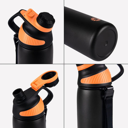 Fjbottle Thermo Bottle with Magnetic Lid Outdoor Sport Stainless Steel Water Bottle Keep Cold Insulated Vacuum Flask 1000Ml