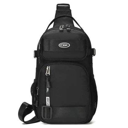 Riding Backpack for Men, Men'S Chest Bag, Casual Men'S Single Shoulder Bag, Lightweight and Large-Capacity Crossbody Bag